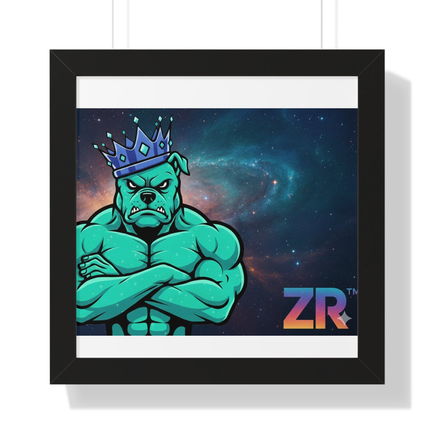 BOSS MAN Cosmic King Wall Art - BLOODLINE™ Gallery Collection | Zest Rhythm™ Premium Framed Poster
