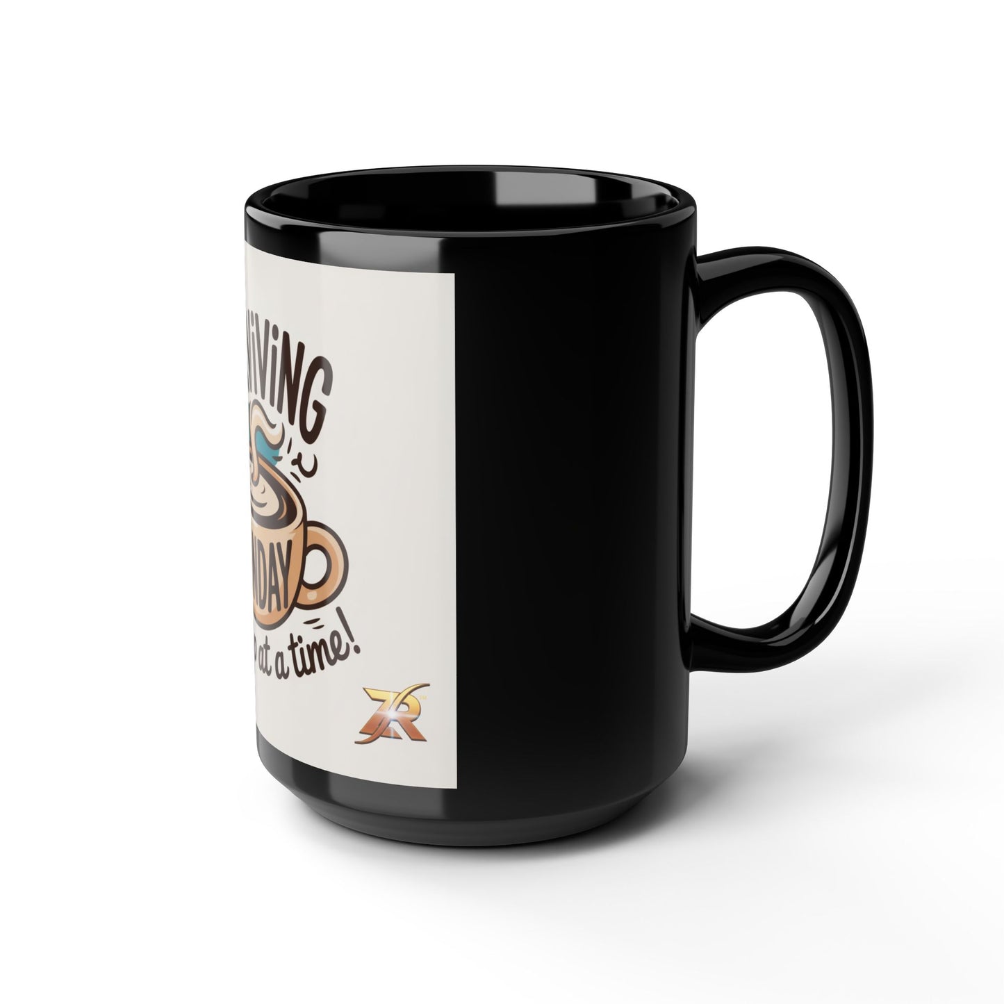 Surviving Monday Coffee Mug - "One Sip at a Time" 15oz