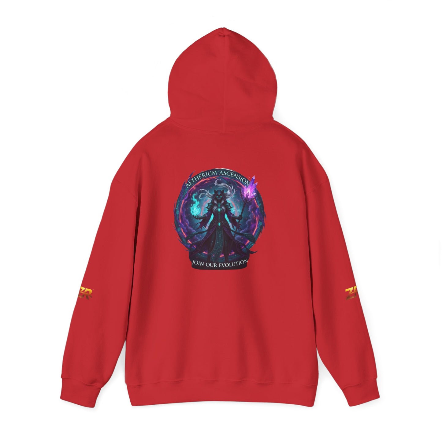 AETHERIUM ASCENSION Sorcerer Hoodie - BLOODLINE™ Dark Fantasy Collection | Zest Rhythm™