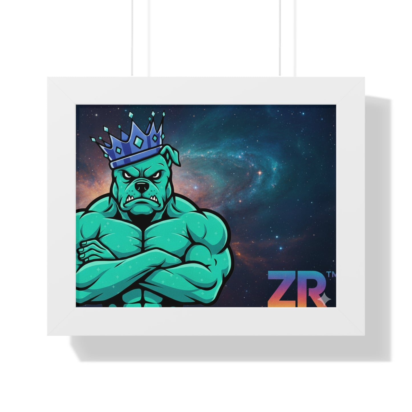 BOSS MAN Cosmic King Wall Art - BLOODLINE™ Gallery Collection | Zest Rhythm™ Premium Framed Poster