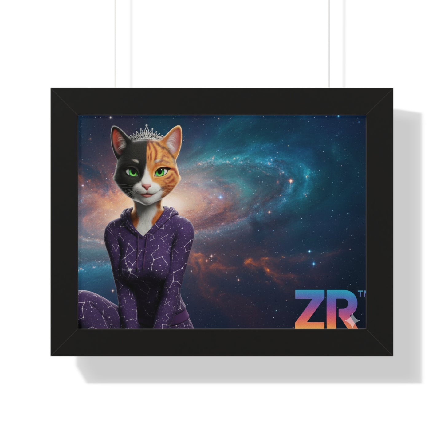 QUEEN ESTY Cosmic Queen Wall Art - BLOODLINE™ Gallery Collection | Zest Rhythm™ Premium Framed Poster