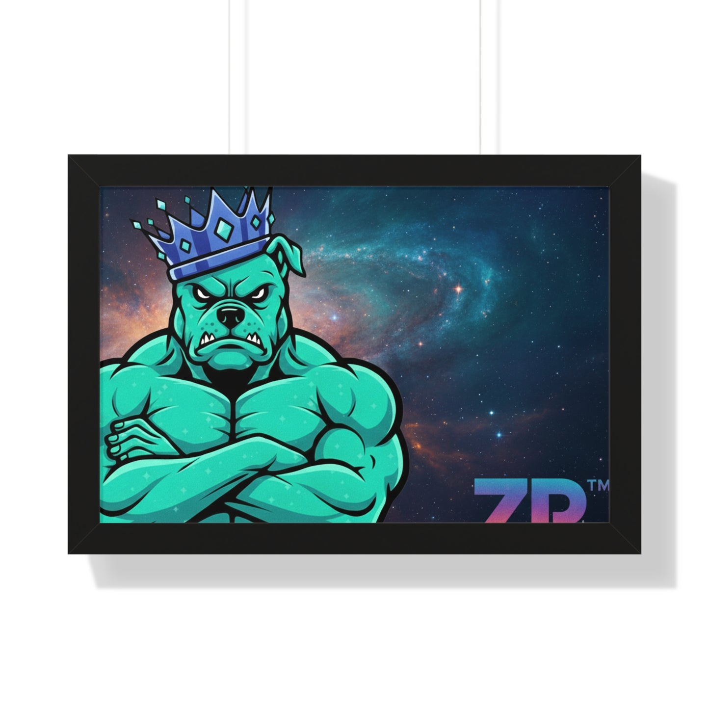 BOSS MAN Cosmic King Wall Art - BLOODLINE™ Gallery Collection | Zest Rhythm™ Premium Framed Poster