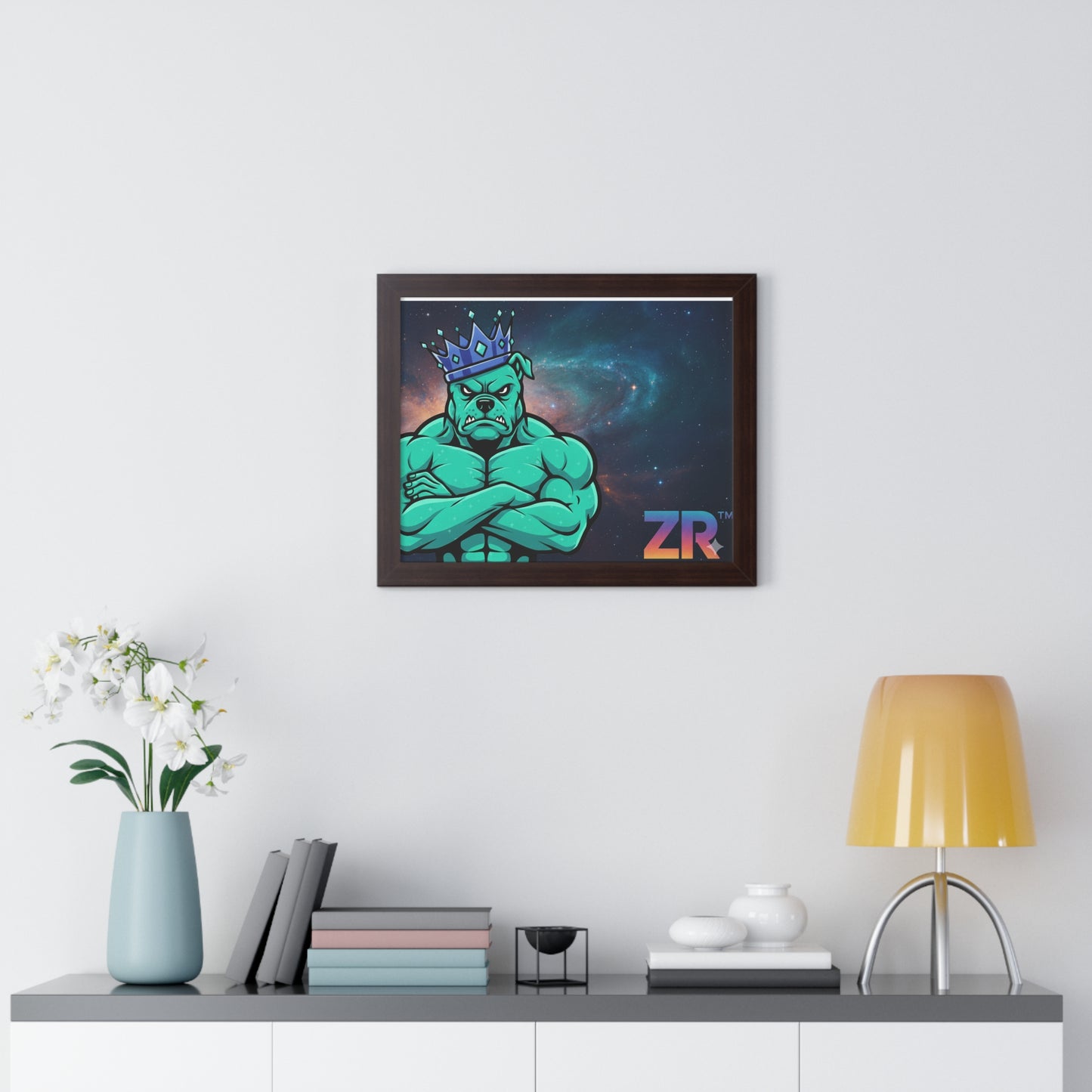 BOSS MAN Cosmic King Wall Art - BLOODLINE™ Gallery Collection | Zest Rhythm™ Premium Framed Poster