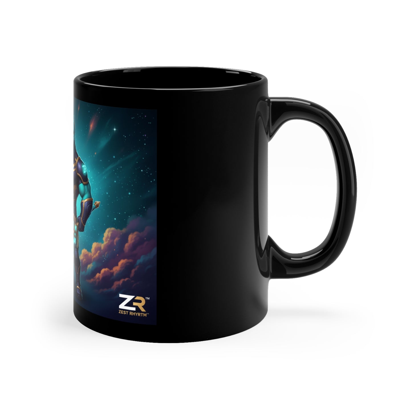BOSS MAN & QUEEN ESTY Collector's Mug - BLOODLINE Statement Collection | Zest Rhythm Premium Black Ceramic 11oz