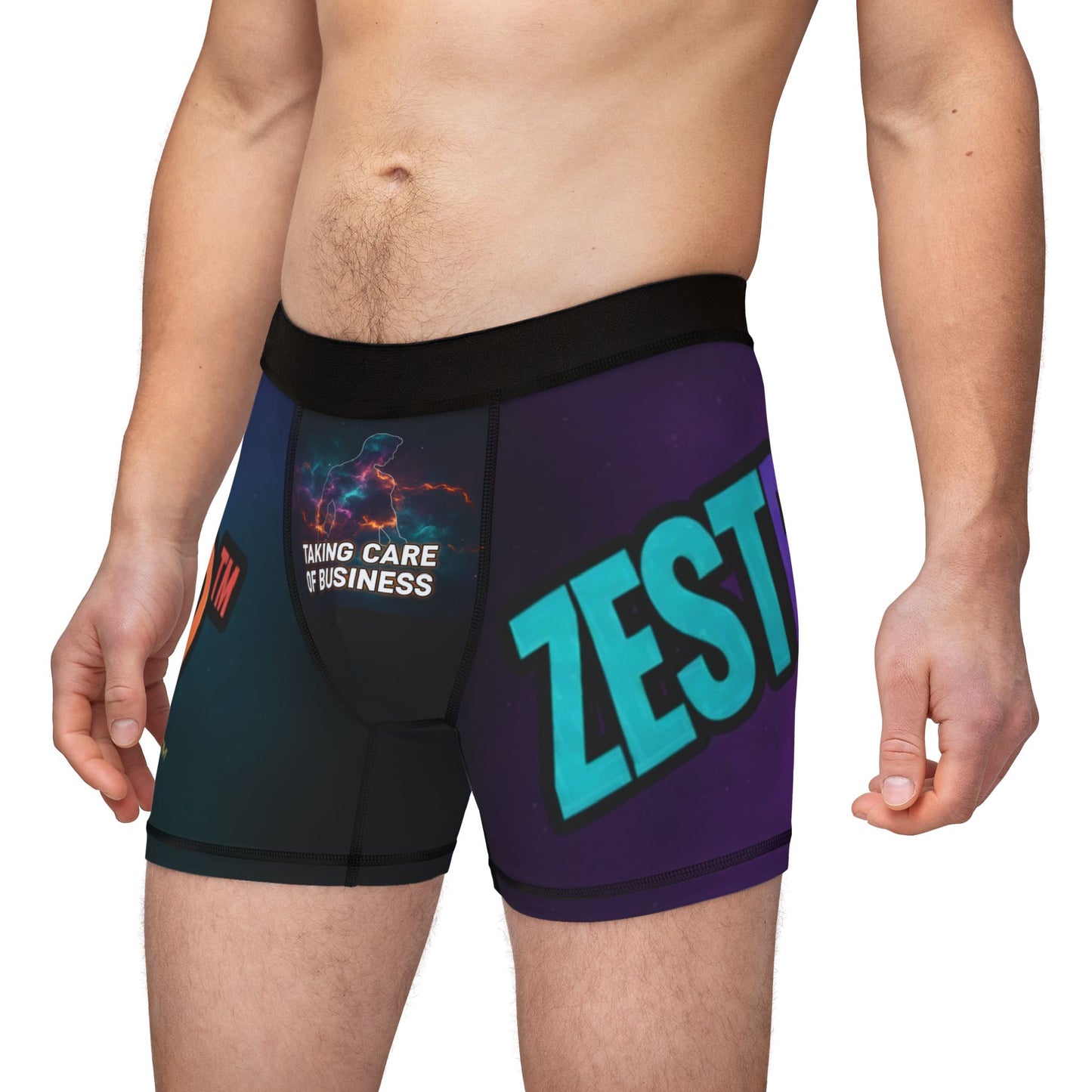 TAKING CARE OF BUSINESS Cancer Boxer Briefs - Cosmic Comfort Collection | Zest Rhythm™