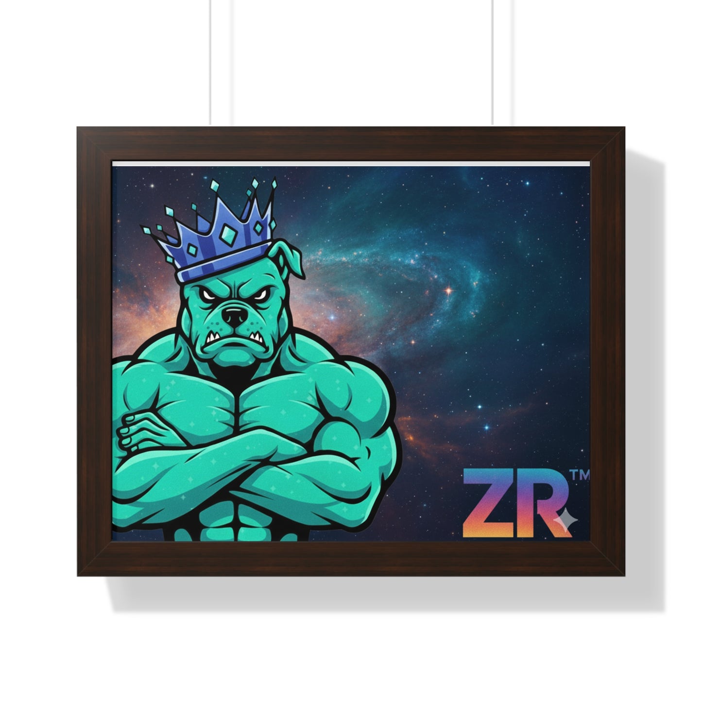 BOSS MAN Cosmic King Wall Art - BLOODLINE™ Gallery Collection | Zest Rhythm™ Premium Framed Poster