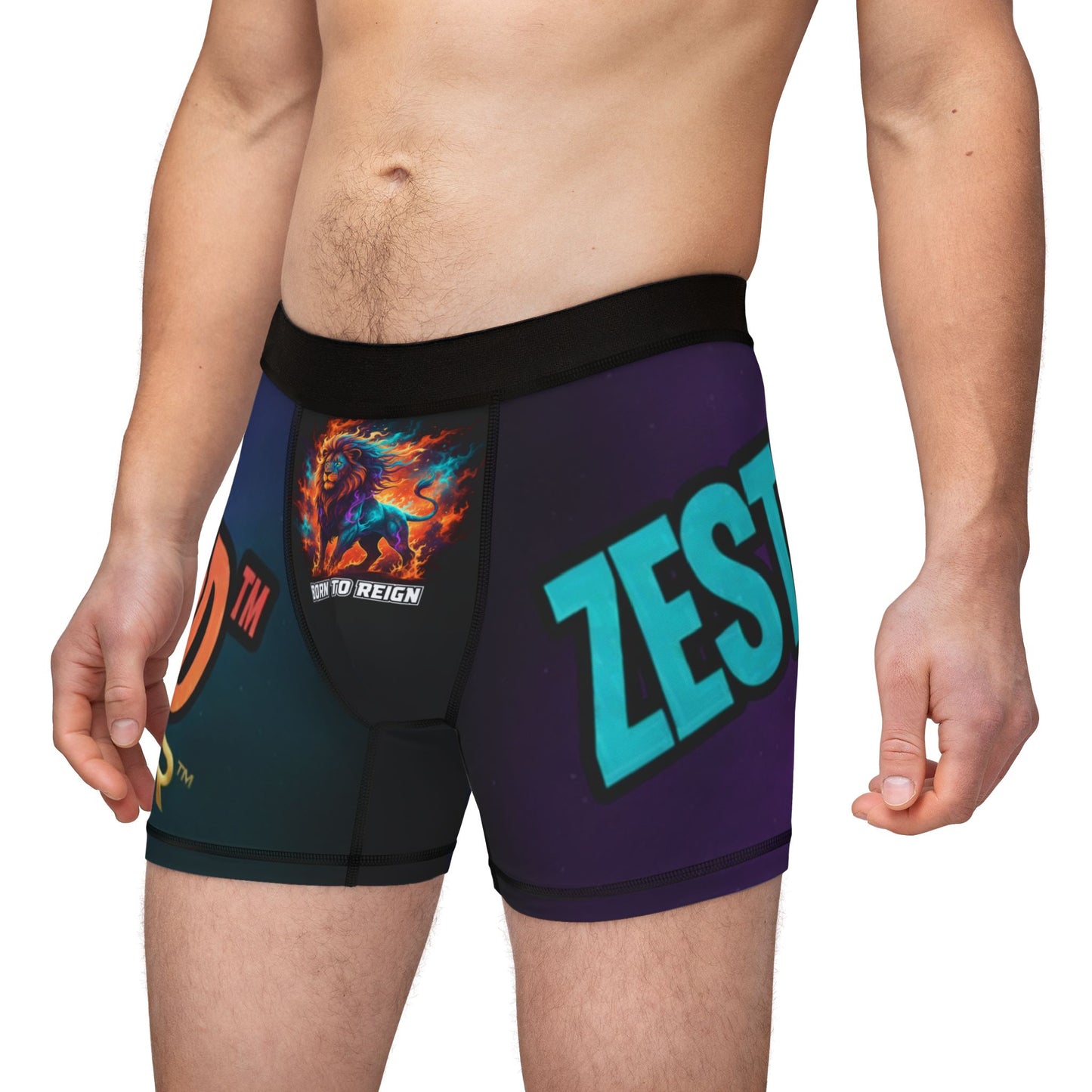 BORN TO REIGN Leo Boxer Briefs - Cosmic Comfort Collection | Zest Rhythm™
