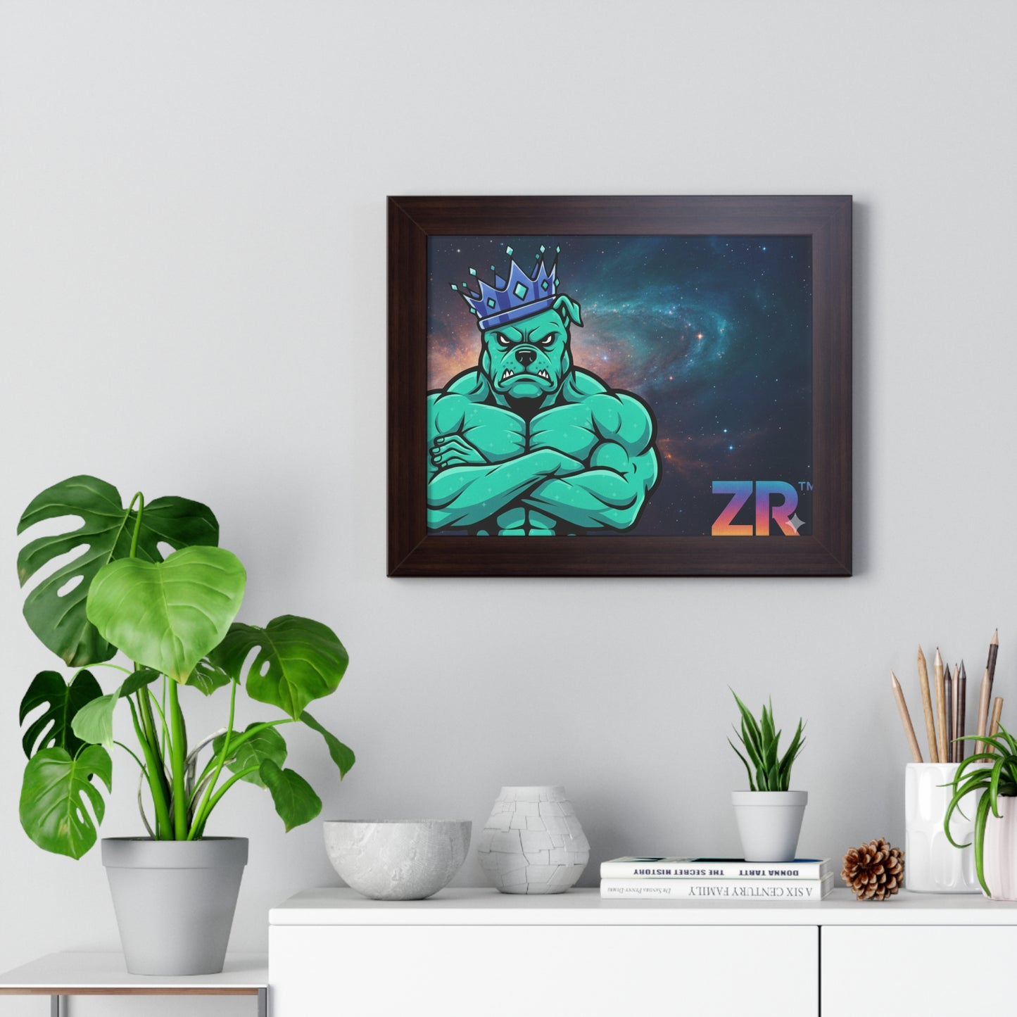 BOSS MAN Cosmic King Wall Art - BLOODLINE™ Gallery Collection | Zest Rhythm™ Premium Framed Poster
