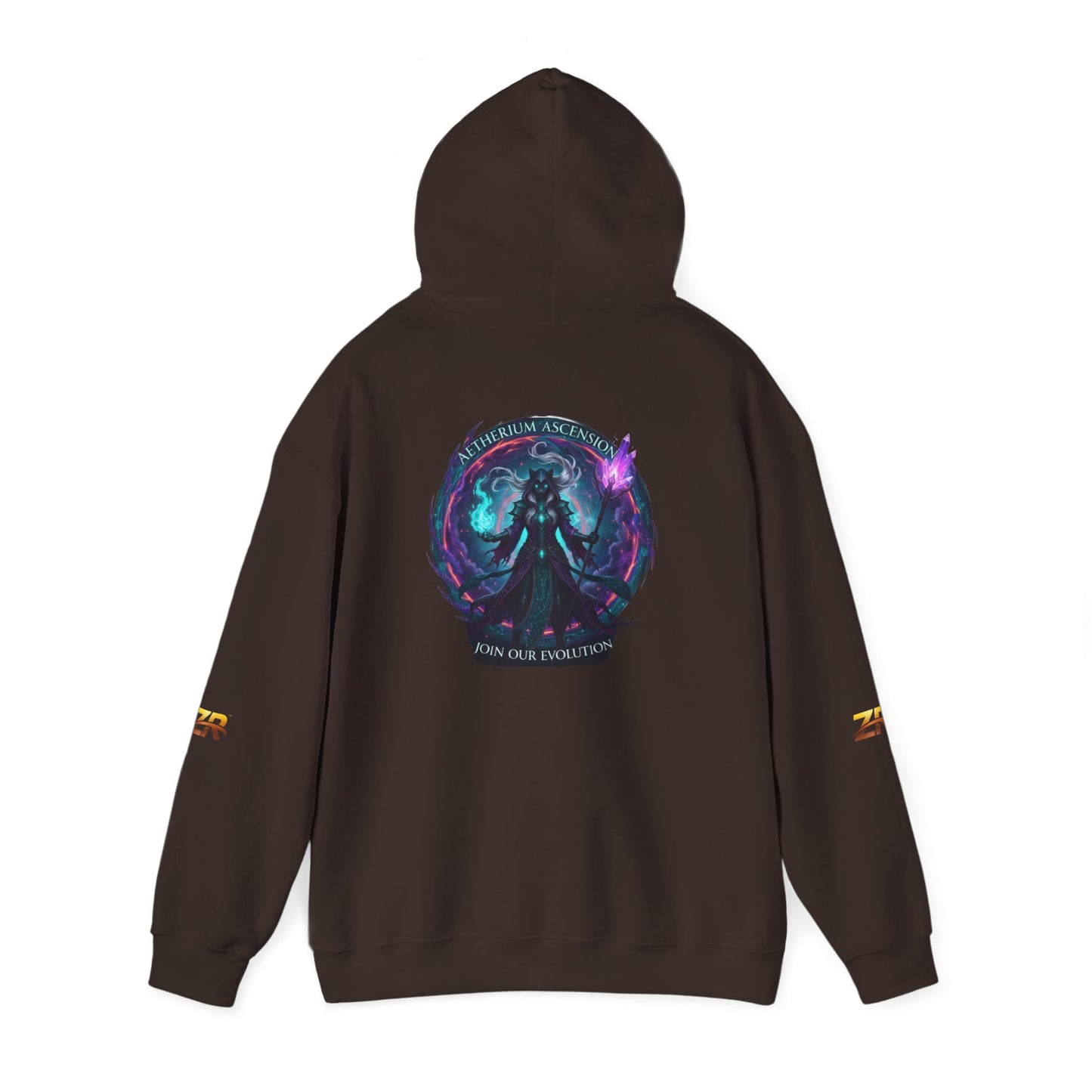 AETHERIUM ASCENSION Sorcerer Hoodie - BLOODLINE™ Dark Fantasy Collection | Zest Rhythm™