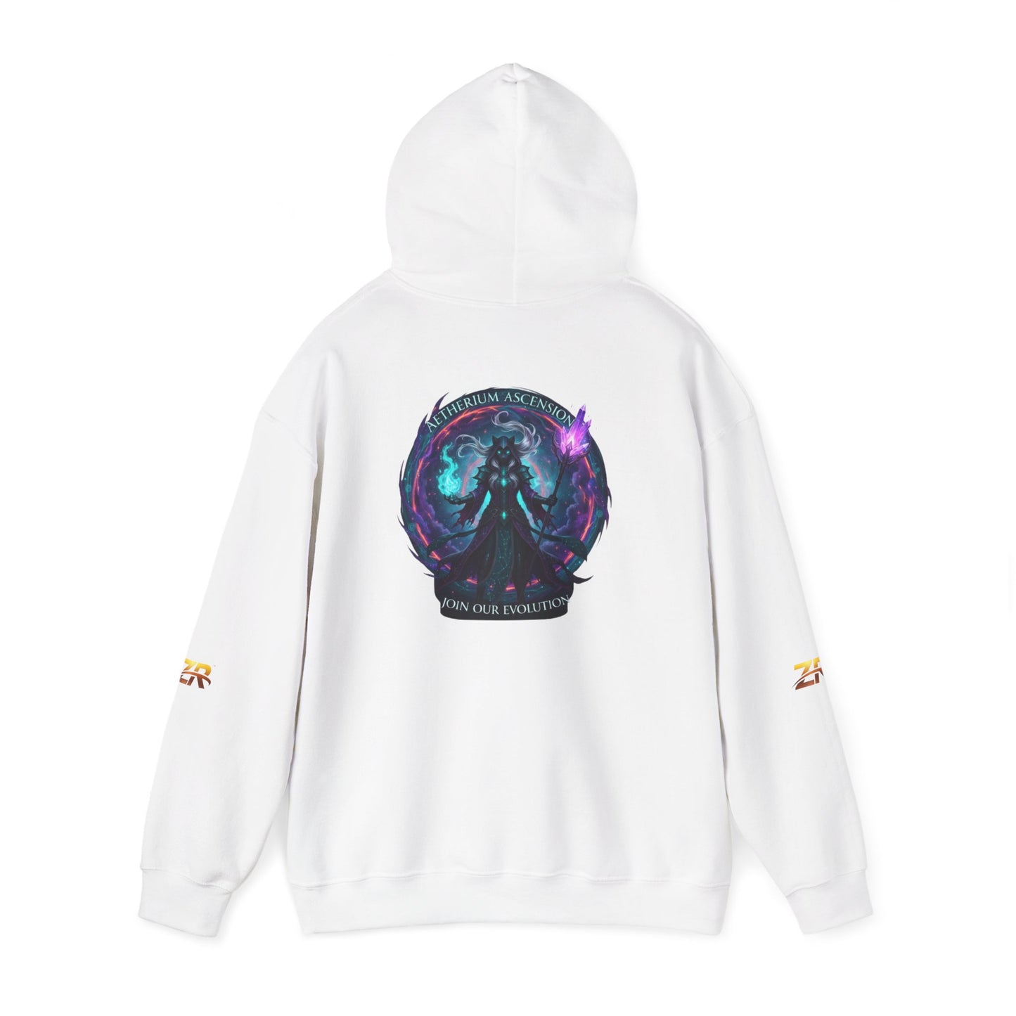 AETHERIUM ASCENSION Sorcerer Hoodie - BLOODLINE™ Dark Fantasy Collection | Zest Rhythm™