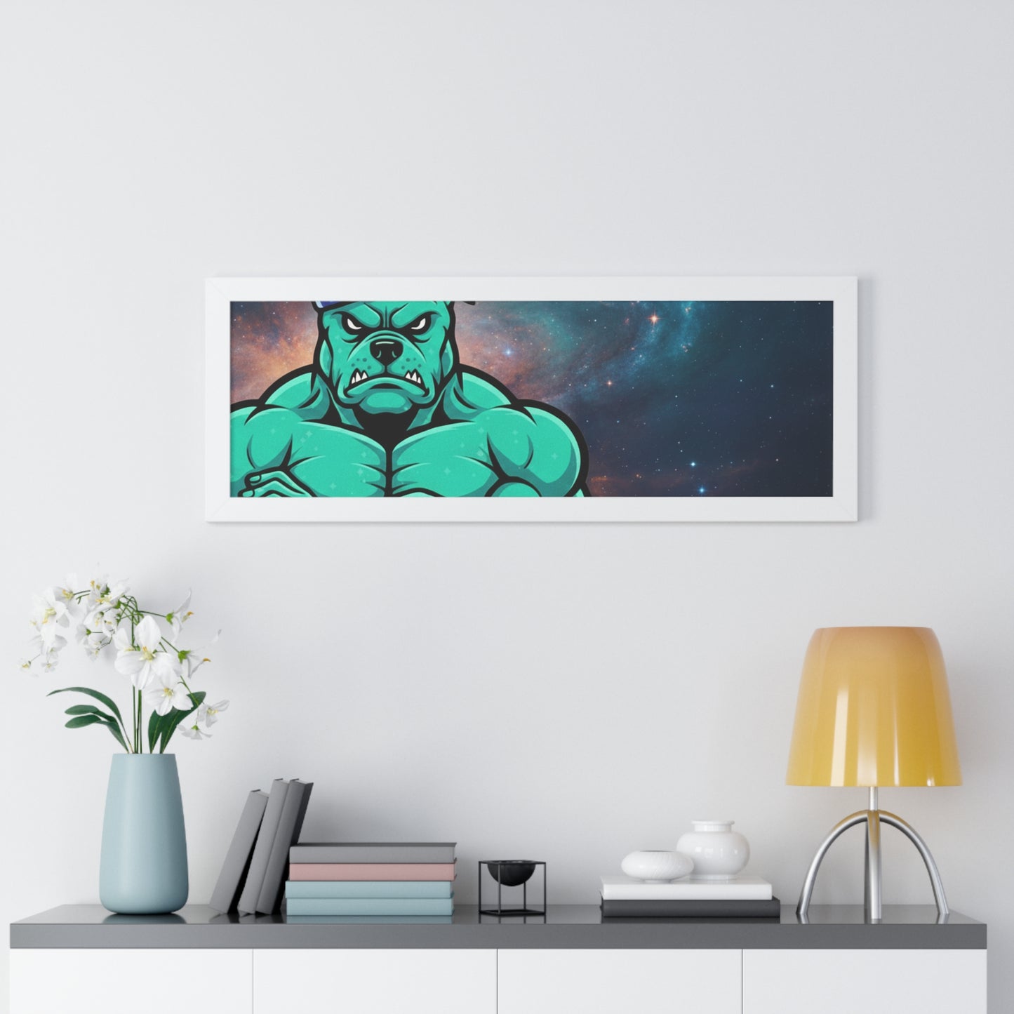 BOSS MAN Cosmic King Wall Art - BLOODLINE™ Gallery Collection | Zest Rhythm™ Premium Framed Poster
