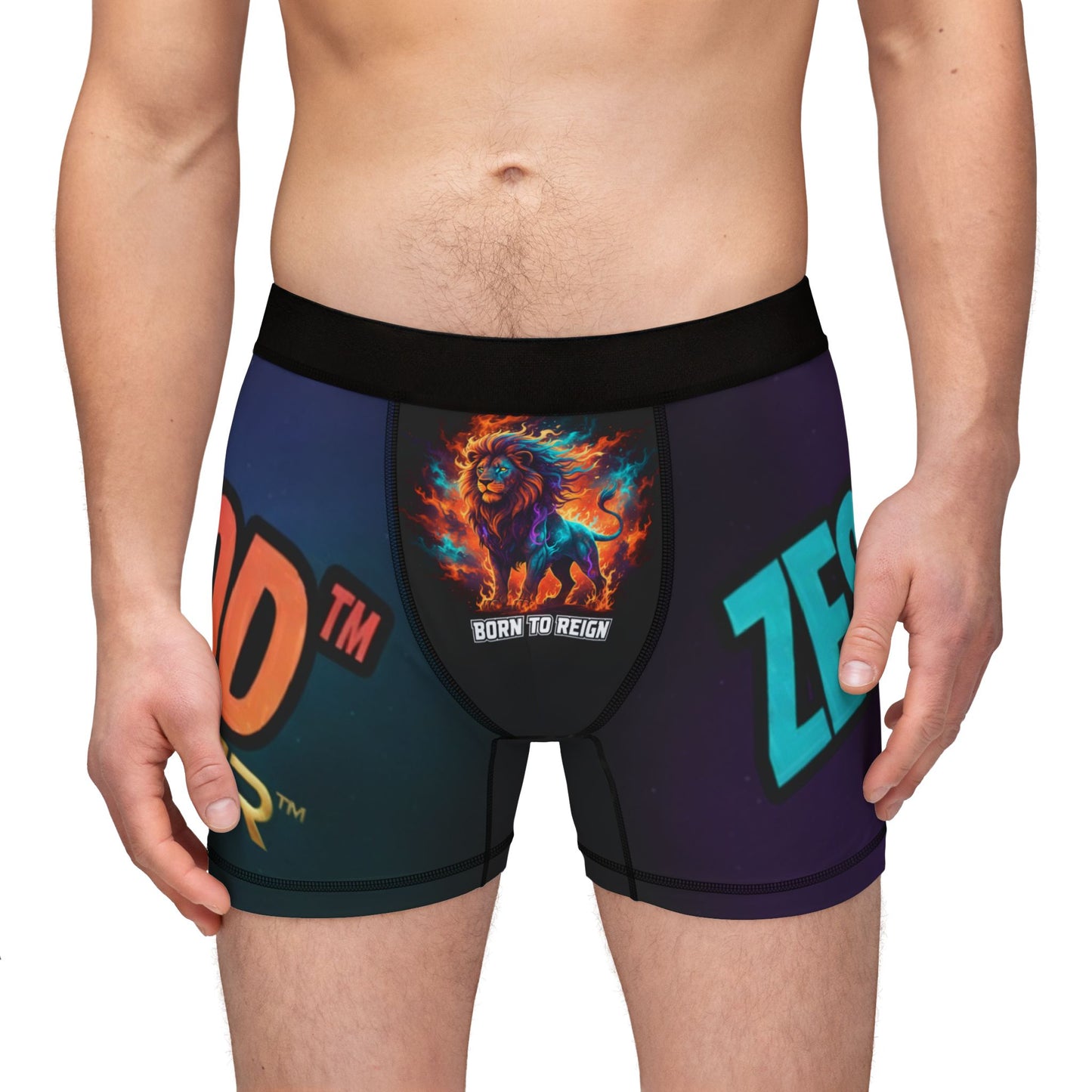 BORN TO REIGN Leo Boxer Briefs - Cosmic Comfort Collection | Zest Rhythm™