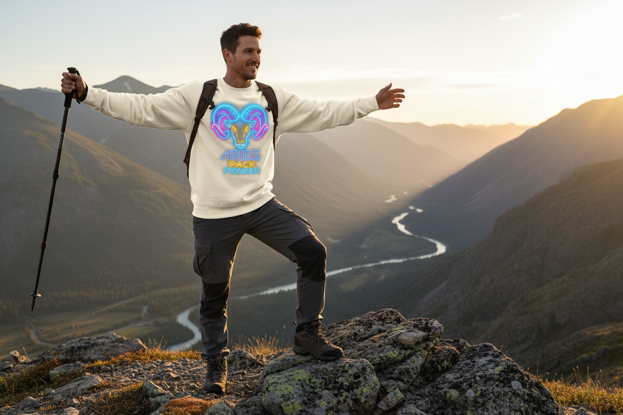 Aries Pack Pioneer Sweatshirt Lifestyle