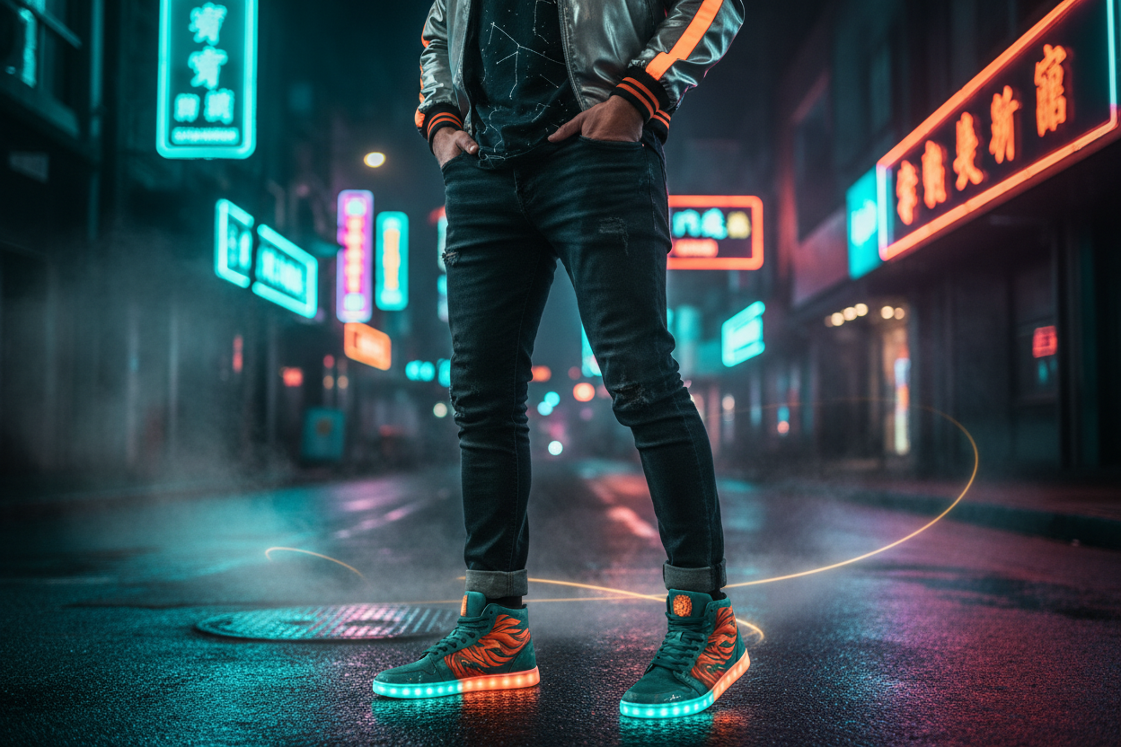 Leo Sneakers Lifestyle - Urban Nightlife