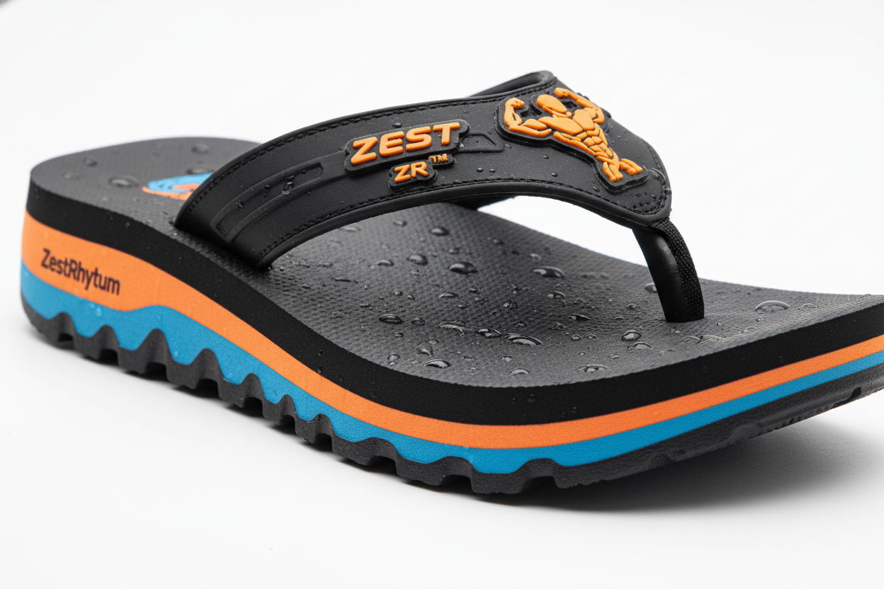 Muscle Man Flip Flops Detail