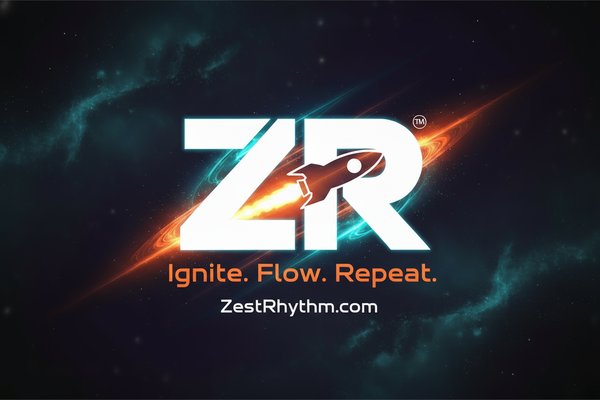 ZestRhythm Store Header Banner with Gradient