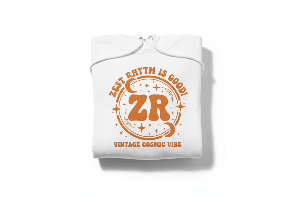 ZR Retro Orange Hoodie Product